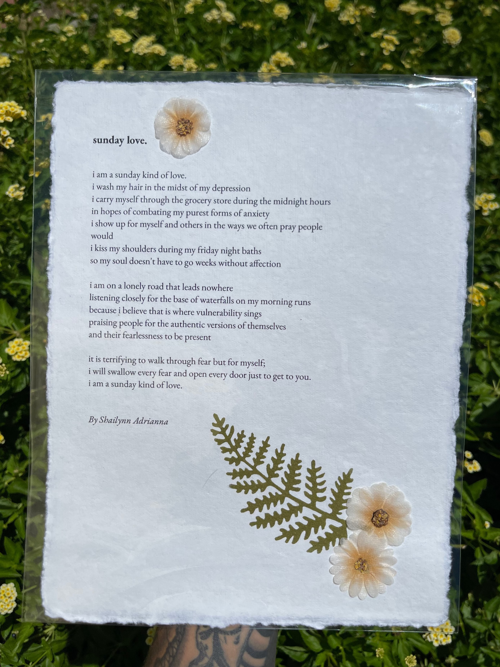 Custom Poetry Print – Personalized 8x10