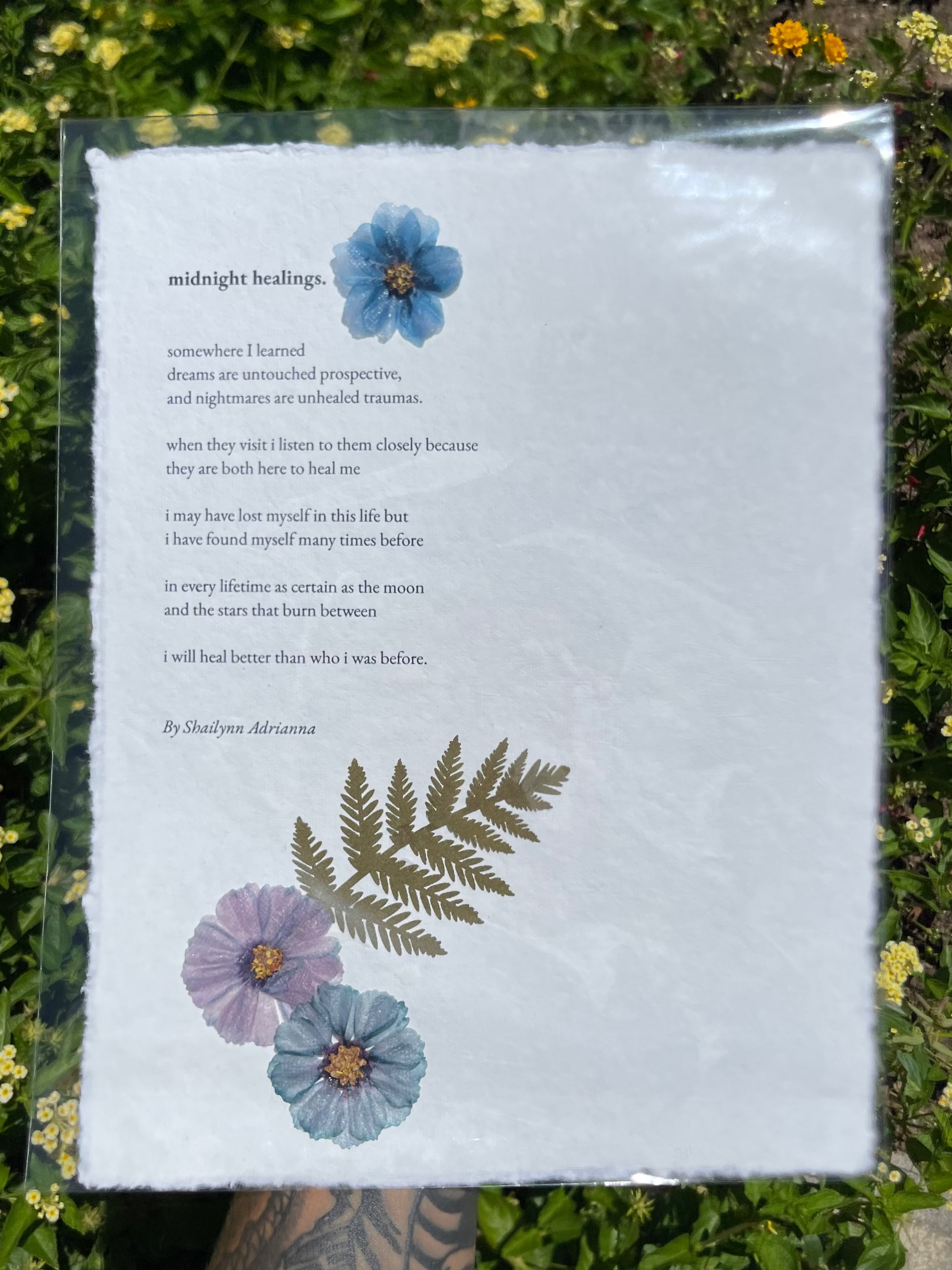 Custom Poetry Print – Personalized 8x10