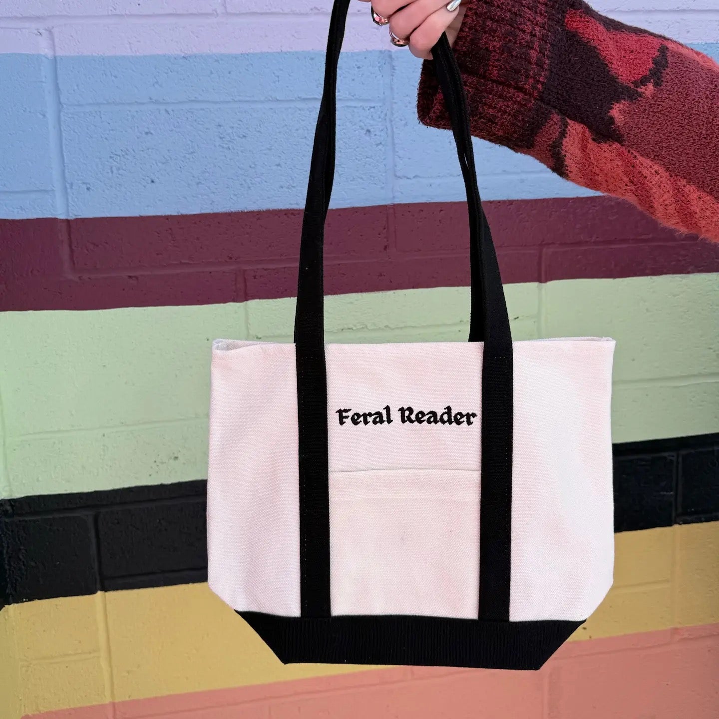 Feral Reader Mini Tote Bag