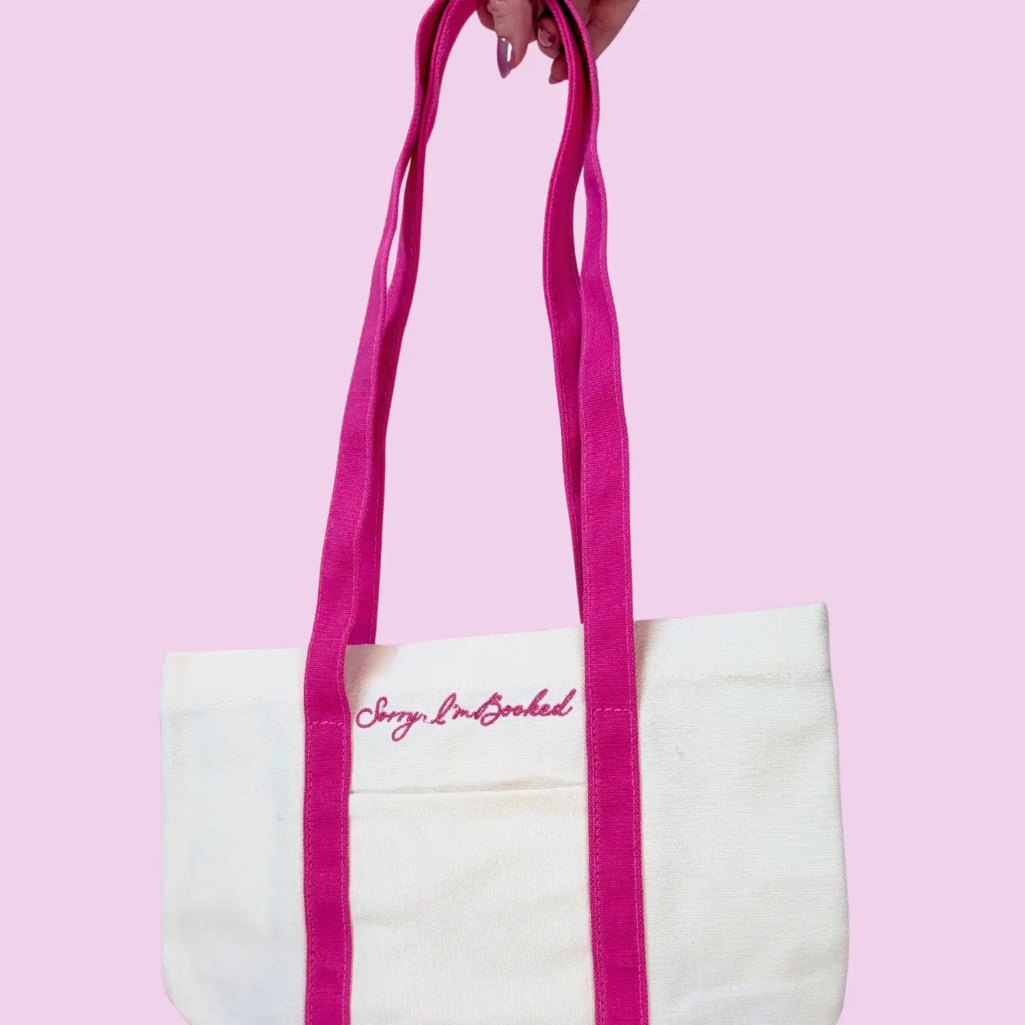 Sorry I’m Booked Mini Tote Bag
