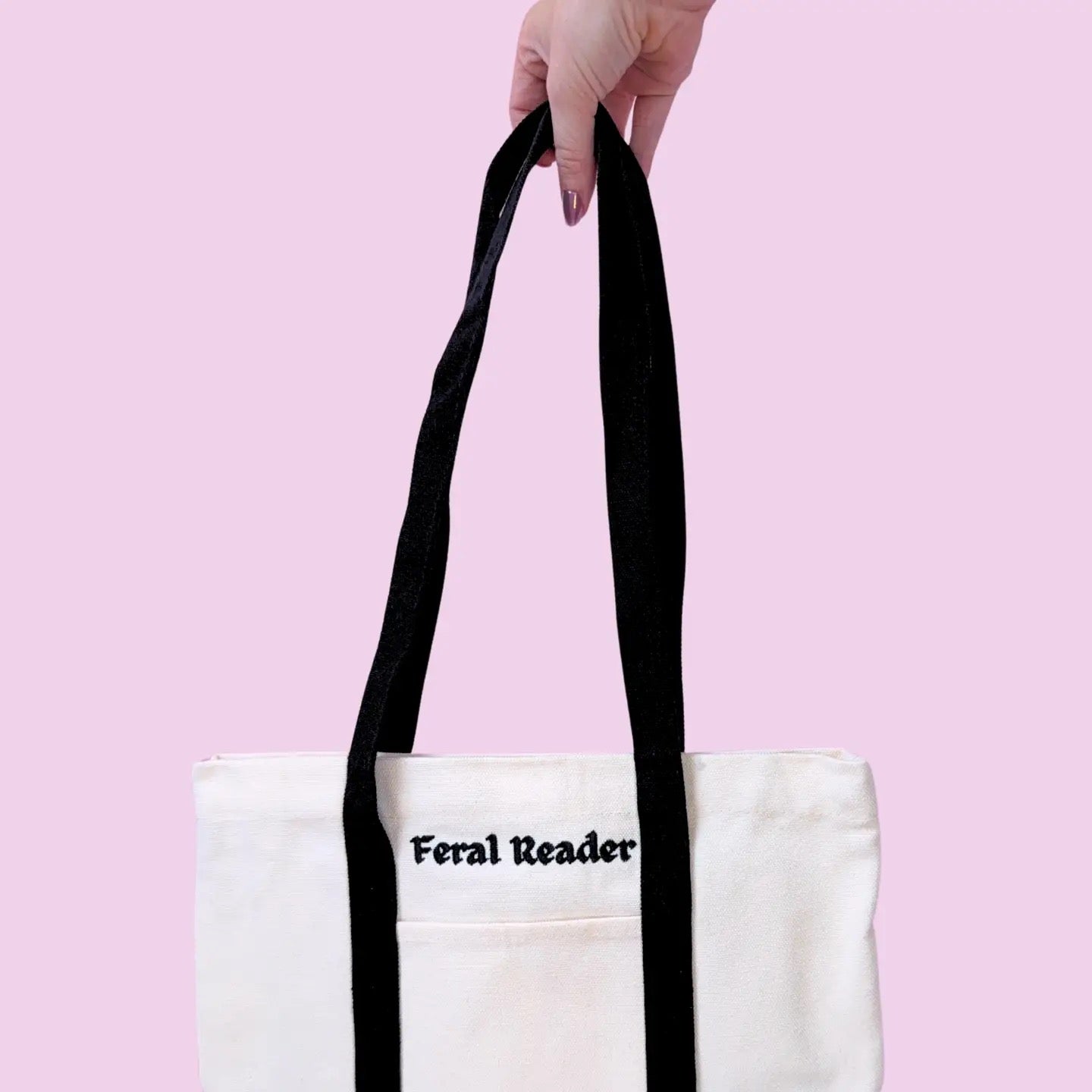 Feral Reader Mini Tote Bag